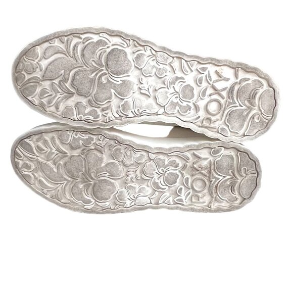 Roxy Womens White Platform Sheilahh Sneakers Shoes Size 8.5 Synthetic Upper VGUC - Picture 6 of 11